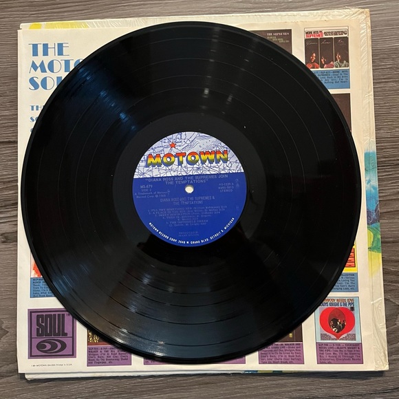 Diana Ross Join The Temptations and The Supremes Vinyl Record/Album - Picture 5 of 5